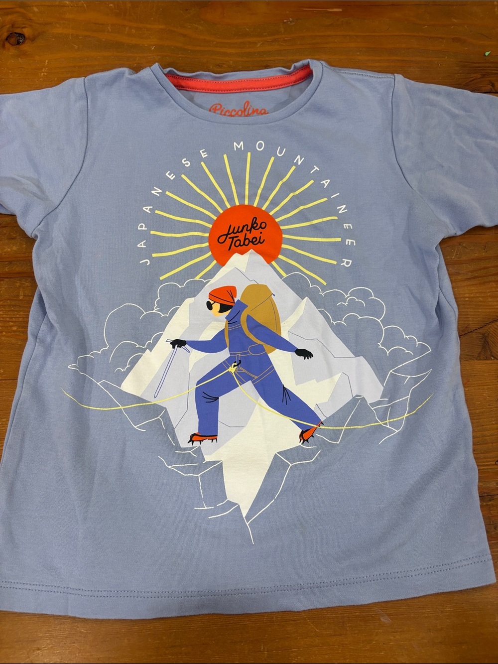 NWOT Kids' Lavender Mountain Climber Graphic Tee by Piccolina